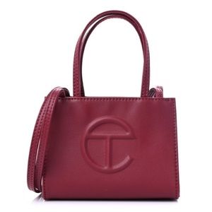 Telfar Small Shopper in Oxblood